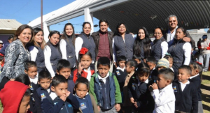 Inaugura José Juan domo de preescolar en Cholula